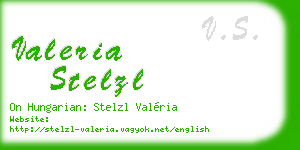 valeria stelzl business card